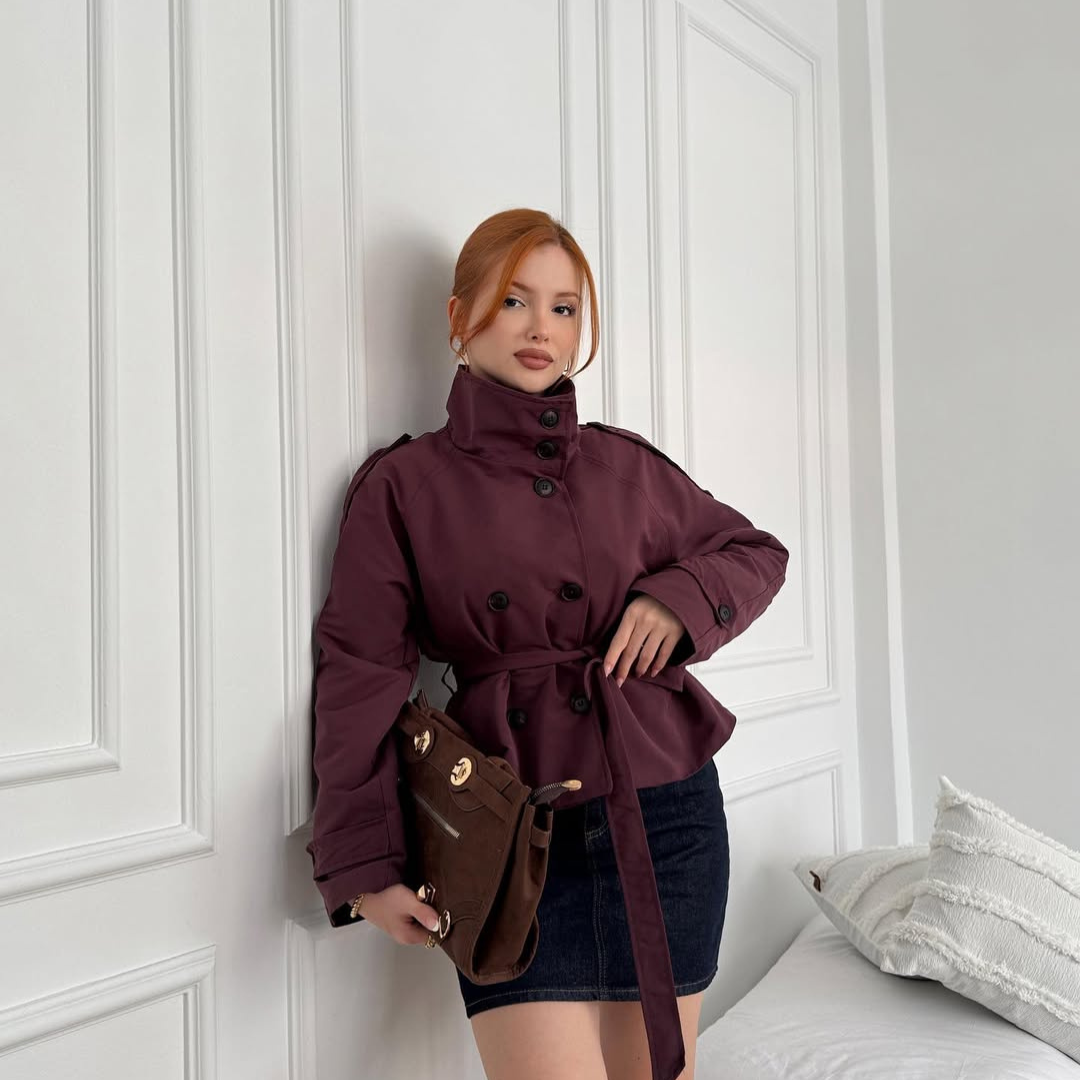 The Sienna Short Trench Coat