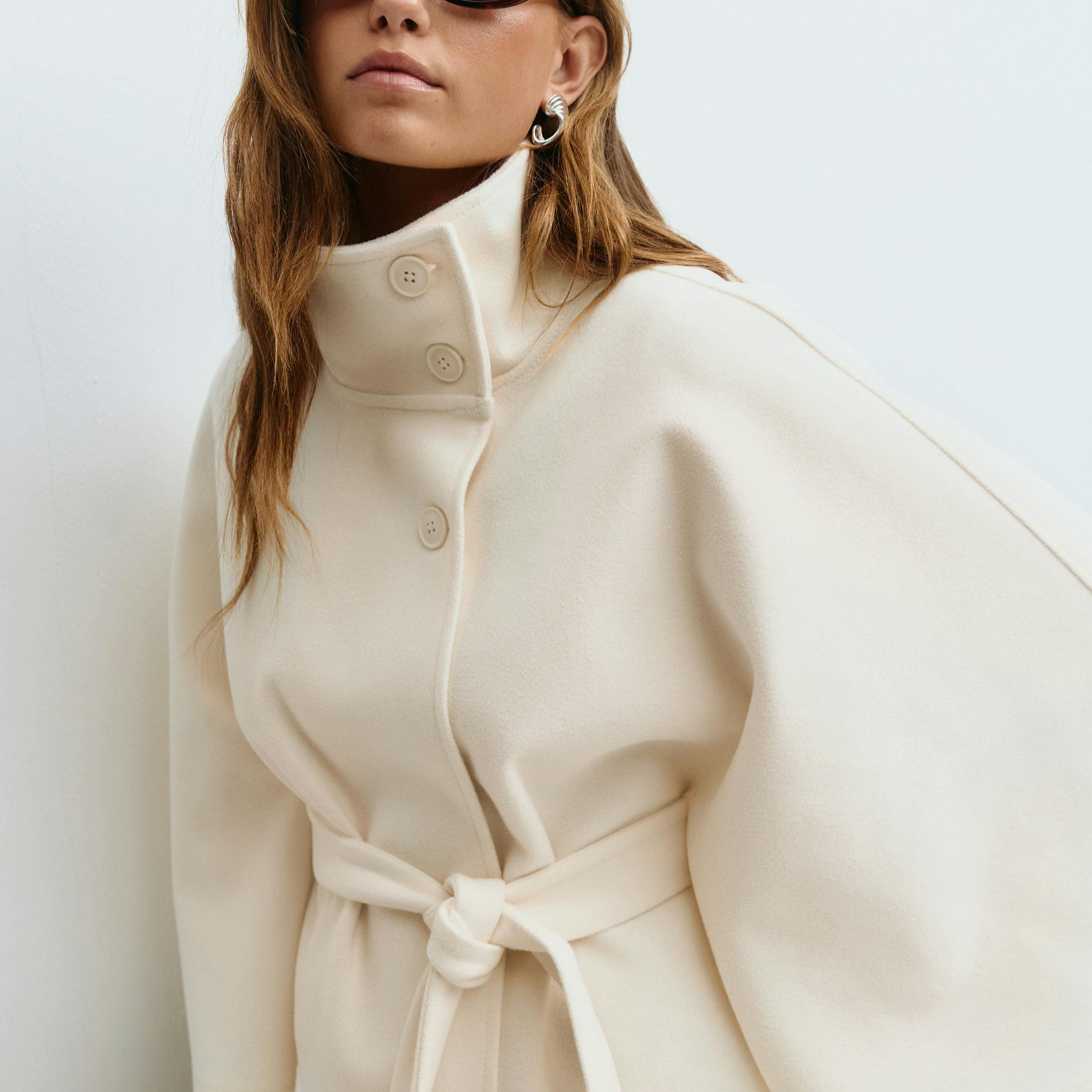 The Signature Belted Cape Jacket