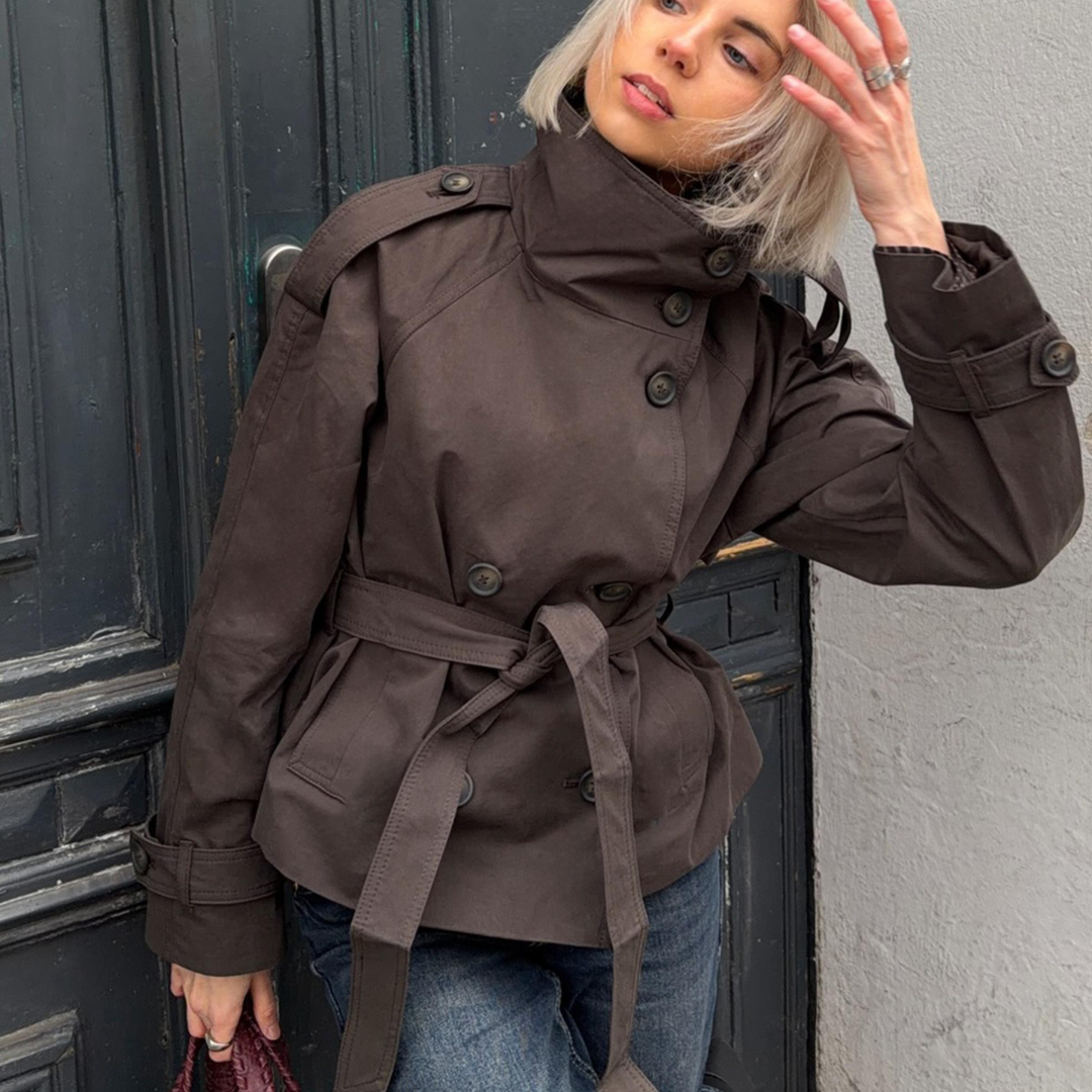 The Maya Short Trench Coat