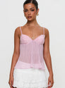 The Vintage Vixen Lace Pleated Top