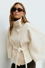 The Signature Belted Cape Jacket