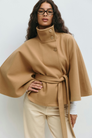 The Signature Belted Cape Jacket